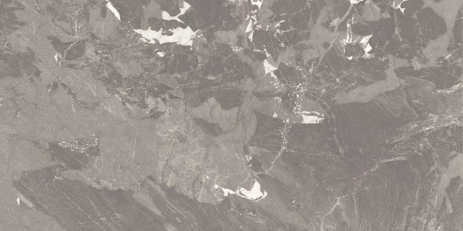 GRESIE GRIGEO NATURAL PEARL - 60X120 cm, porțelanată, surprinde frumusețea brută a pietrei naturale, într-o nuanță elegantă de gri și cu finisaj pearl mat sofisticat.