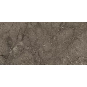 GRESIE SYDNEY GREY GRENULLA - 80X160 cm, porțelanată, îmbină rafinamentul marmurei cu rezistența gresiei moderne. Nuanța elegantă de maro-gri intens e pusă în valoare de finisajul semi-mat cu efecte speciale de gravură și aspect granulat.