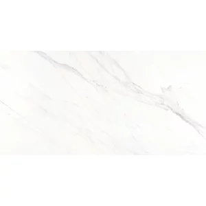 GRESIE SATVARIO SAGA PEARL - 80X160 cm, portelanata, aduce eleganța atemporală a marmurei în orice spațiu, prin tonurile sale alb-perlat cu nervuri gri delicate și finisajul semi-mat satinat.