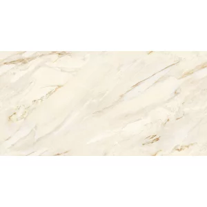 GRESIE MAGNETIC CREMA PEARL - 80X160 cm, îmbină tonurile calde de crem perlat cu nervuri subtile, oferind un finisaj semi-mat satinat elegant, perfect pentru interioare rafinate și spații moderne.