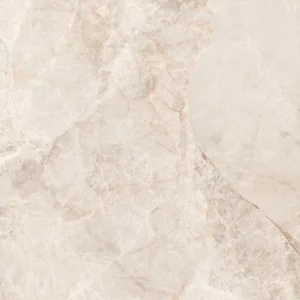 GRESIE ONYX ZEN - 80X80 cm, porțelanată, lucioasă, cu aspect rafinat de onyx bej deschis cu variații subtile, ideală pentru spații interioare și exterioare elegante.