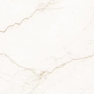 GRESIE ATLANTICA TUSK - 60X60 cm, porțelanată, lucioasă, nuanță crem cu venaturi maro, aspect de marmură naturală, potrivită pentru interioare elegante și moderne.