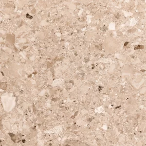 GRESIE CEPPOSTONE CREMA - R11 - 60X60 cm, porțelanată, mată, nuanță crem cu pete maro și bej, aspect de piatră naturală cu aderență ridicată R11, perfectă pentru interior și exterior.