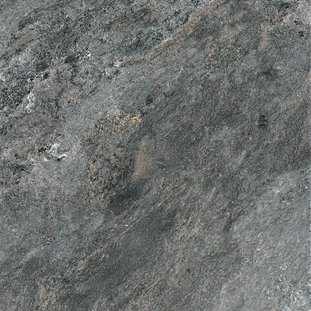 GRESIE BLACK SALT - R11 - 60X60 cm, porțelanată, rectificată, finisaj mat antiderapant, nuanță antracit, ideală pentru interior și exterior.