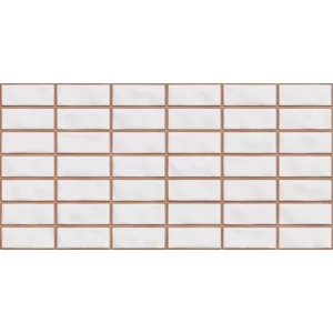 FAIANTA G SILVANA WHITE - 30X60 cm, ceramica glazurata, rectificata, albă cu efecte speciale lucioase, finisaj mat glue, glazurată și rectificată, pentru placări interioare moderne.