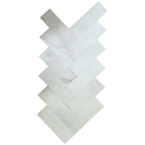 MARMURA MUGLA WHITE SANDBLASTED 10.2X30.5X1 CM