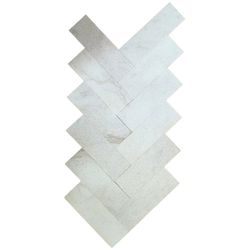 PIATRA NATURALA, MARMURA ALBA, MUGLA WHITE SANDBLASTED 10.2X30.5X1 CM, SUPRAFATA ABRAZIVA