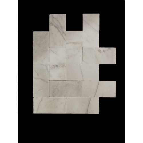 PAVAJ MARMURA MUGLA WHITE TUMBLED 15.2X30.5X2