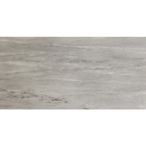 MARMURA CARRARA MISTY 30.5X61X1 CM,POLISATA, TESITA PE MARGINI, CULOARE GRI