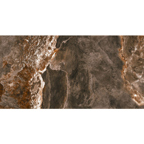 GRESIE ROCK STONE BROWN 60X120 CM