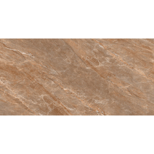 Gresie interior si exterior 80X160 cm MYSTI BROWN, portelanata, rectificata, aspect marmura maro, suprafata lucioasa