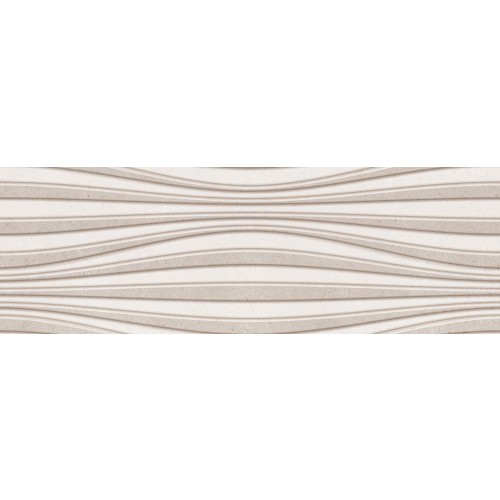 Faianta interior, 25X75 cm, AC-13233 HL1, aspect piatra naturala, alba in relief ,mata, rectificata