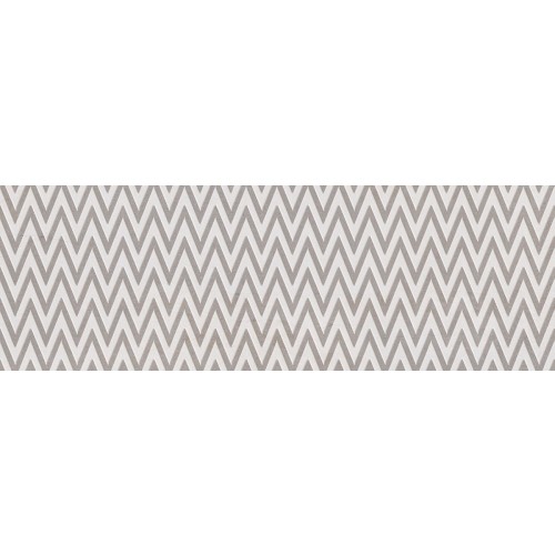Faianta decor interior 25X75 cm S DOMINOS GRAY HL 02, ceramica glazurata, rectificata, aspect piatra naturala gri cu detalii geometrice, suprafata mata, finisaj Sugar