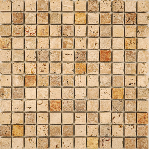 MOZAIC DIN TRAVERTIN ANTICHIZAT 30.5X30.5 CM