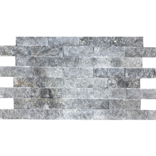 PIATRA NATURALA,MARMURA ABSOLUTE GREY 5X15 CM,SPLIT FACE, CULOARE GRI, GROSIME VARIABILA