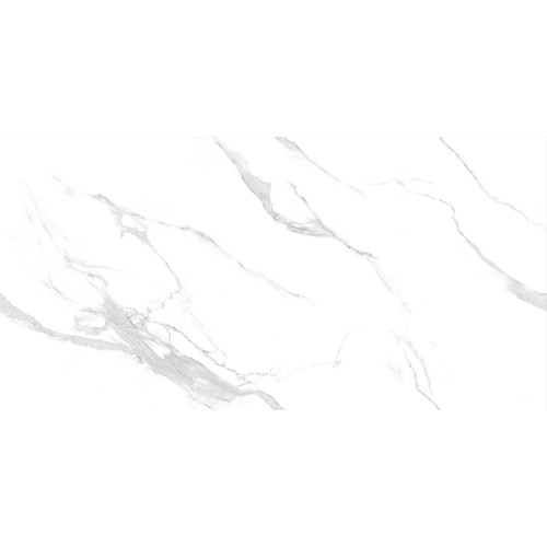 Gresie MULTICARVING CR E EFFCO SATVARIO ENDLESS - 60x120 cm, portelanata, rectificata, finisaj mat carving, aspect de marmura alba cu venatura gri, design endless, potrivită pentru pereți și pardoseli interior si exterior.