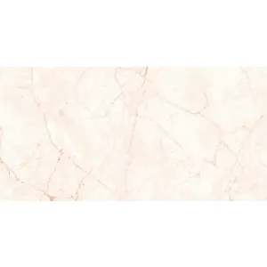 FAIANTA CREA LIGHT LUSTER - 40X80 cm, ceramica glazurata, rectificata, finisaj satinat cu elemente lucioase, efect marmorat elegant bej, pentru spații interioare rafinate.