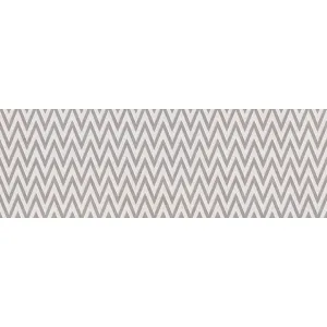 FAIANTA S DOMINOS GRAY HL 02 - 25X75 cm, ceramica glazurata, rectificata, impresionează prin modelul geometric în zig-zag, cu nuanțe de gri și alb perlat. Designul contemporan și efectul sugar conferă un joc vizual de lumini și umbre, perfect pentru amenajări moderne, elegante și pline de personalitate.