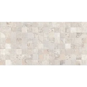 FAIANTA G EPIROS BIANCO HL - 30X60 cm, ceramica glazurata, rectificata, finisaj glue-finish, aspect mozaic în nuanțe de crem-bej, cu efect de piatră natural, pentru interioare moderne, rustice, sau industriale.
