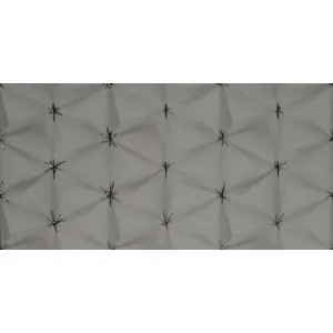 PLACA DECOR FAIANTA FC-36BG461-1 - 30X60 cm, porțelanată, glazurata, rectificata, lucioasă cu efect 3D subtil și detalii aurii elegante, perfectă pentru spații moderne și rafinate.