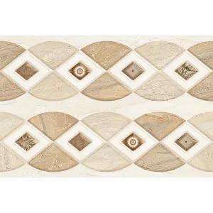 FAIANTA INFINITY ACC1827 HL1 - 30X45 cm, ceramica glazurata, rectificata, suprafata lucioasa, accente decorative cu model geometric.