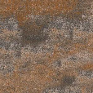 GRESIE RUSTY GRUNGE F-36006-D3 - 30X30 cm, ceramica glazurată, mată, rectificată, cu design unitar în nuanțe ruginii și gri, aspect industrial de metal oxidat, pentru interior.