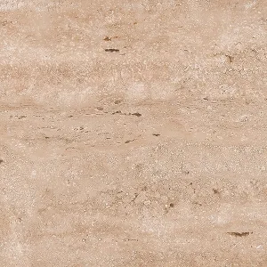 GRESIE TRAVERTINE LILY 30186-BF EVIA MARO - 30X30 cm, ceramica glazurată mată, rectificata, aspect de travertin maro, ideală pentru spații interioare elegante.