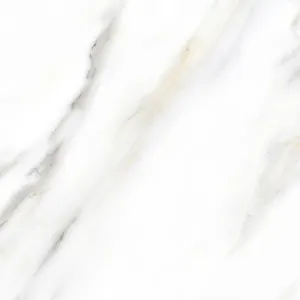 GRESIE WHITE MARBLE T6042F - 30X30 cm, ceramica glazurata, rectificata, mata, alb marmorat cu insertii bej-gri, eleganță discretă pentru pardoseli interioare clasice sau moderne.