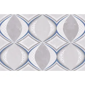 FAIANTA WONDERLUST 112 HL 02 - 30X45 cm, ceramica glazurata, rectificata, cu design geometric modern, lucioasă, rectificată, ideală pentru pereții interiori.