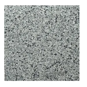 GRANIT NH GRI POLISHED - 60X60X1.8 cm, finisaj lucios (polisat), gri închis cu puncte negre și albe, ideală pentru pardoseli și pereți eleganți și rezistenți, interior sau exterior.