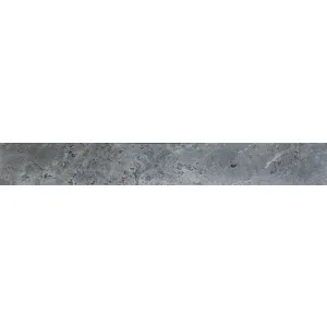 TREAPTA MARMURA ROYAL GREY - 32X130X2 cm, culoare gri închis cu vene și textură natural, finisaj lucios, polisat, teșită pe o margine, ideală pentru scări interioare elegante si versatile.