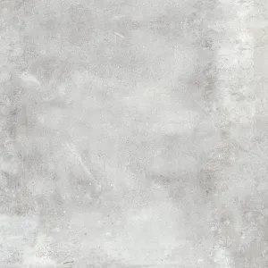 GRESIE NEW 2527 - 60X60 cm, porțelanată, în nuanță gri deschis uniform, finisaj lucios, rectificată pentru un montaj precis, ideală pentru spații moderne și elegante.