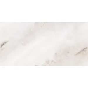 GRESIE ULTRA ONYX (ENDLESS K22039SB1) - 80X160 cm, porțelanată, în nuanțe elegante de alb-crem cu fine accente gri-bej, aspect luxos de onix natural, finisaj lucios, ideală pentru interioare moderne și rafinate.