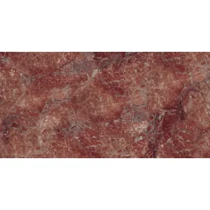 Gresie interior/exterior, portelanata, 60X120 cm, WEB ROSSO GRANDE  , aspect piatra naturala, bordo, lucioasa , rectificata