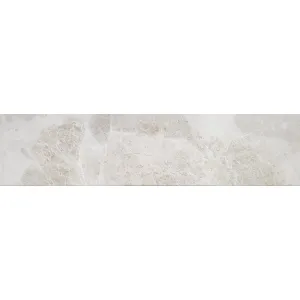 TREAPTA PIATRA NATURALA, MARMURA VANILLA SPIDER 32X130X2CM, POLISATA, TESITA PE O PARTE,CULOARE ALBA