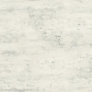 GRESIE 12146 SALVADOR BIANCO CARVING - 60X60 cm, porțelanată, finisaj semi-mat carving, aspect de travertin in nuante de alb-gri cu texturi naturale, ideală pentru interioare moderne.