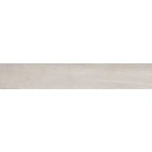 GRESIE PP-1002 - 19.5X120 cm, porțelanată tip parchet, în nuanțe de gri deschis, cu aspect natural de lemn lucios, ideală pentru interioare moderne.