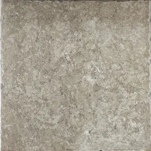 GRESIE 6021 LASER CUT - 60X60 cm, ceramică glazurată, mată, nerectificată, bej cu aspect de piatră naturală, pentru interior.