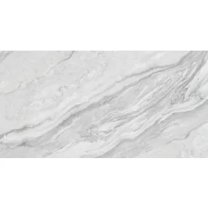 GRESIE SILVER MILANO (480GS88002) - 40X80 cm, porțelanată, rectificată, lucioasă, nuanțe gri-argintii cu inserții metalice, interior, random 4, efect Crystal, Silk Printing.