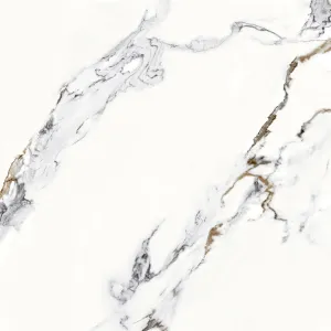 GRESIE SILVER MOLDE (GS88062) - 80X80 cm, porțelanată lucioasă, rectificată, cu inserții argintii și tehnologie Inkjet Nano Crystal Silk Printing, ideală pentru spații elegante și moderne.