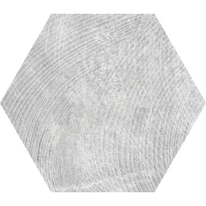 GRESIE HEXAGON ARCTIC - 21.5x25 cm, portelanată, glazurată, mată, nerectificata, potrivită pentru interior și exterior. Design modern în nuanțe reci, ideal pentru spații creative.