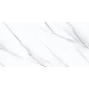 FAIANTA WHISPER LEAF 3420 L - 30X45 cm, ceramica glazurata, rectificata, impresionează prin eleganța tonurilor albe cu venaturi discrete gri și aspect marmorat lucios, ideală pentru interioare rafinate.