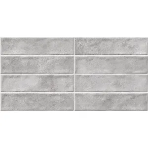 FAIANTA ROLINDA DK (22244-B) - 30X60 cm, ceramica glazurata, rectificata, adaugă profunzime și caracter spațiilor interioare prin textura sa urbană și nuanța gri închis cu finisaj lucios.