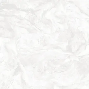 GRESIE VOLCANO BIANCO - 60X60 cm, porțelanată, alb cu inserții gri, lucioasă și rectificată, potrivită pentru interior și exterior.