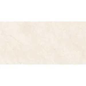 GRESIE STATURUN CREMA ENDLESS - 60X120 cm, porțelanată, aspect de marmură crem deschis, cu grafică endless și finisaj lucios elegant, ideală pentru interioare și exterioare moderne.