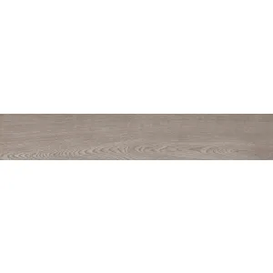 GRESIE PP-1006 - 19.5X120 cm, porțelanată tip parchet, în nuanțe de maro taupe cu aspect natural de lemn, finisaj lucios, ideală pentru interioare elegante.
