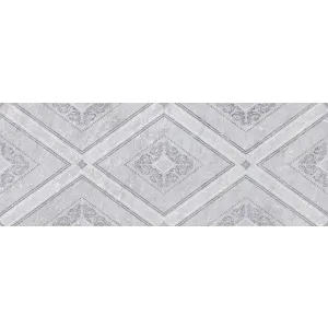 Faianta interior, 30X80 cm, G83094C FROZEN GRAY, aspect piatra naturala, gri cu model, lucioasa, rectificata