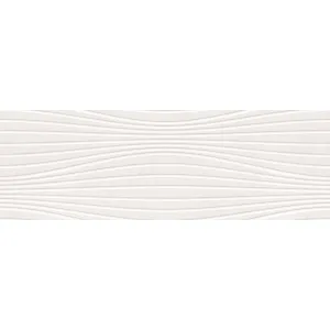 Faianta PULSE BEIGE AC-13233 L 25X75 cm, interior, alba in relief ,mata, rectificata