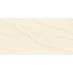 GRESIE MARBELLA CREMA - 60X120 cm, porțelanată, finisaj lucios, crem elegant, perfectă pentru interioare luminoase și moderne.