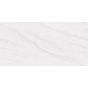 GRESIE MARBELLA ALMOND - 60X120 cm, porțelanată, finisaj lucios, aspect de marmura in nuanțe elegante de gri, ideală pentru interioare moderne și rafinate.